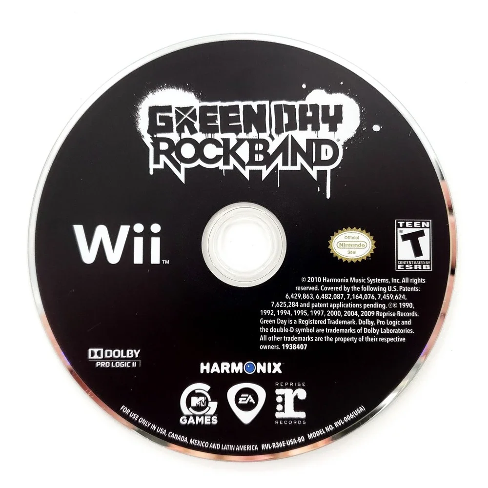 Green Day: Rock Band (Nintendo Wii, 2010) Complete Tested & Works